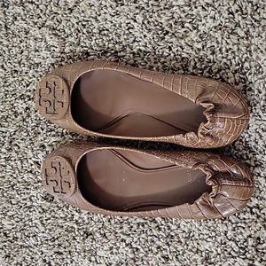 Alligator Tory Burch Flats